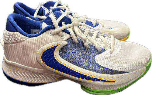 Vist Large View of Product Image Which is Used Nike Basketball Shoes Y White Junior 05