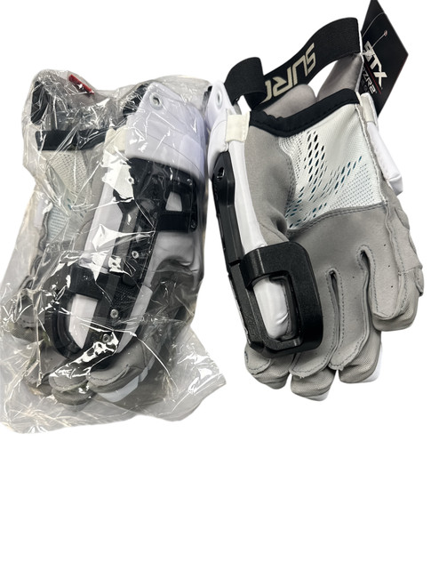 New STX Surgeon RZ2 Goalie Gloves, Mens Large 11863-STXRZ2GLG