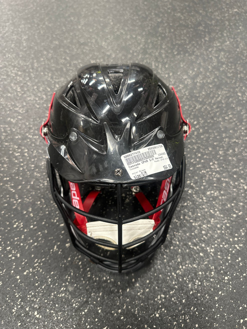 Vist Large View of Product Image Which is Used Cascade CPVR S/M Lacrosse Helmet Black S/M