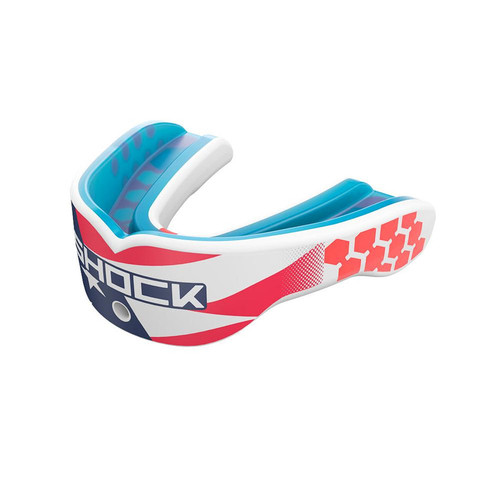 Vist Large View of Product Image Which is Shock Doctor Gel Max Power Print Adult Mouthguard Stars & Stripes #SD10160