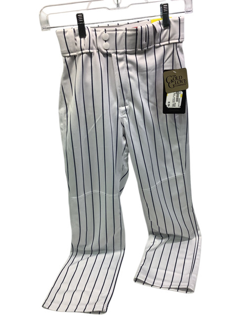 Used Rawlings NAVY STRIPED BASEBALL PANTS BB/SB Pant Boys White MD 11347-S000228372