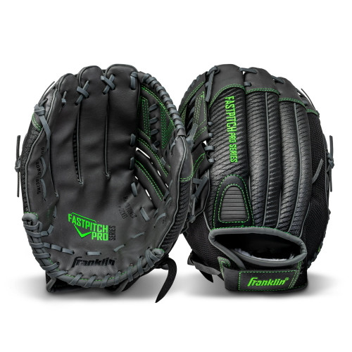 Vist Large View of Product Image Which is New Franklin Fastpitch Pro BK/GR 12.5" RH