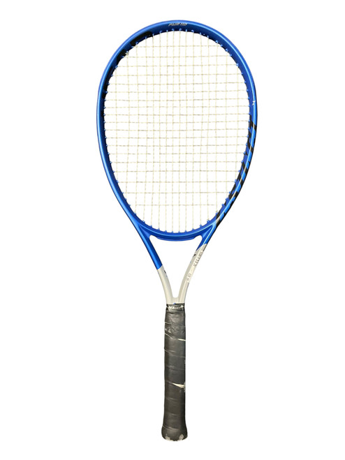 Vist Large View of Product Image Which is Used INSTINCT PWR 110 360+ GRAPHITE Adult Tennis Racquet Royal Blue 4 5/8"