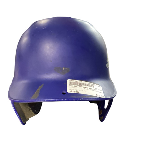 Used Adidas BATTING HELMET Batting Helmet No Mask Royal Blue MD 11479-S000387717