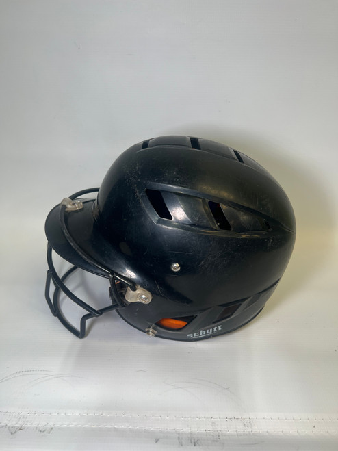 Used Schutt SCHUTT HELMET W/ FACEMASK AIR LITE Batting Helmet w/Mask Black MD 11843-S000010406