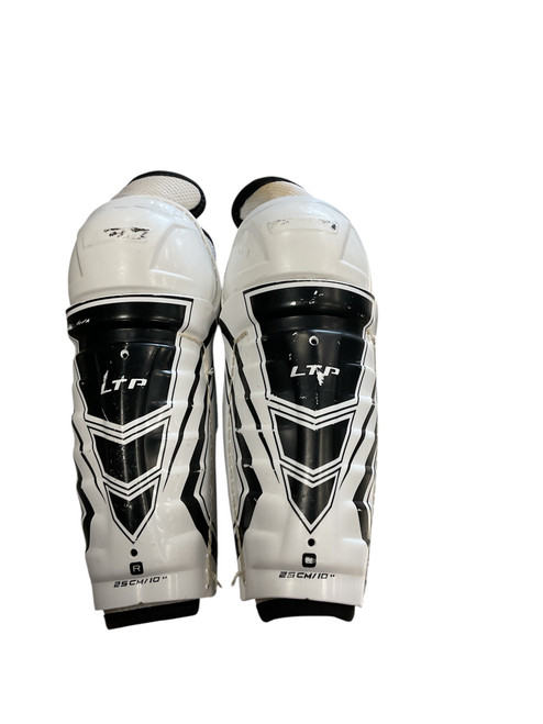 Used CCM LTP Youth Shin Guards White 10" 11856-S000016919