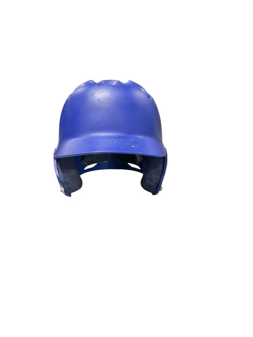 Used Demarini BB HELMET Batting Helmet No Mask Royal Blue One Size 11834-S000032300