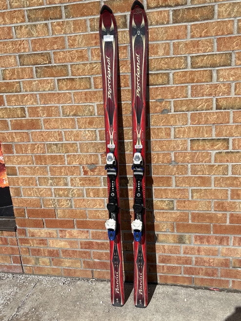 Vist Large View of Product Image Which is Used Rossignol BANDIT Mens DH Ski/Binding Red 184 cm