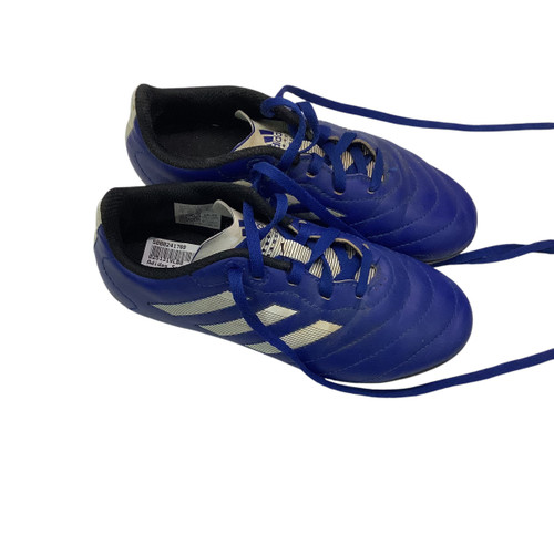 Vist Large View of Product Image Which is Used Adidas Soccer Cleats Black And Royal Blue Junior 03 11347-S000241772
