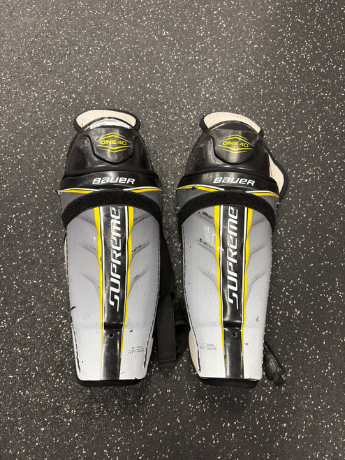 Used Bauer ONE 40 Junior Shin Guards Black 12" 11726-S000277498