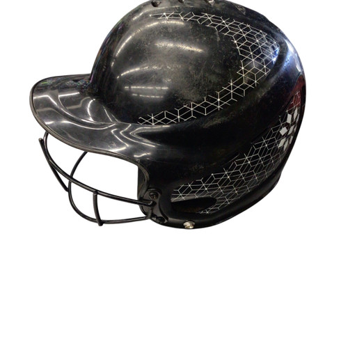 Used BASEBALL/SOFTBALL HELMET Batting Helmet w/Mask Black One Size 11760-S000072184