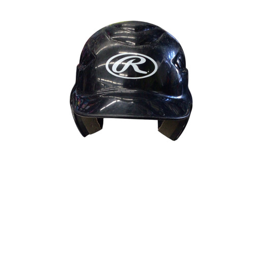 Used Rawlings BASEBALL HELMET Batting Helmet No Mask Black One Size 11760-S000072219