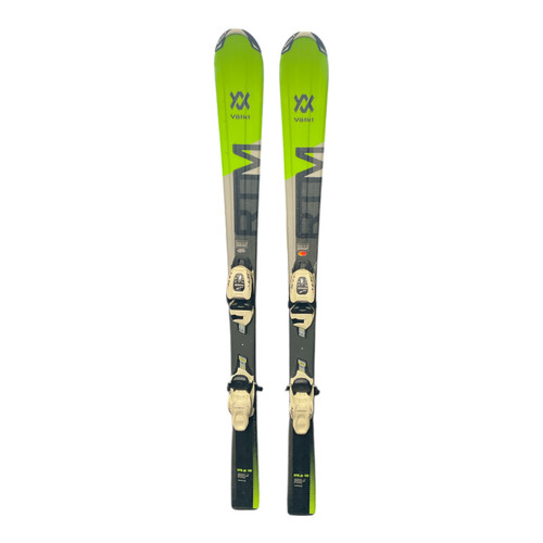 Vist Large View of Product Image Which is Used Volkl RTM Boys DH Ski/Binding Green 130 cm