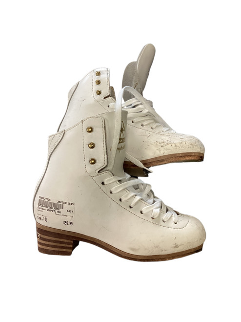 Vist Large View of Product Image Which is Used Jackson COMPETITOR Girls Figure Skate White Junior 02