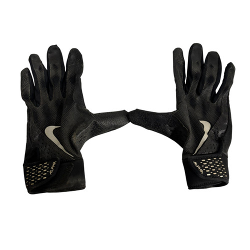 Vist Large View of Product Image Which is Used Nike BB/SB Batting Gloves Black Youth LG