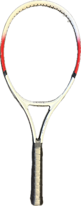 Vist Large View of Product Image Which is Used CALFLEX CX2000 Adult Tennis Racquet White