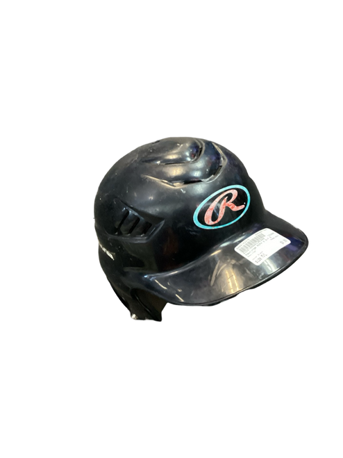 Used Rawlings RCFH Batting Helmet No Mask Black M/L 11649-S000143315