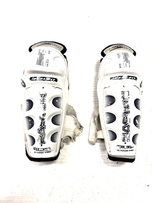 Used Easton SYN Junior Shin Guards White 10" 11860-S000286772