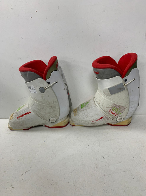 Vist Large View of Product Image Which is Used Rossignol REAR ENTRY Womens DH Ski Boot White 235 MP - J05.5 - W06.5