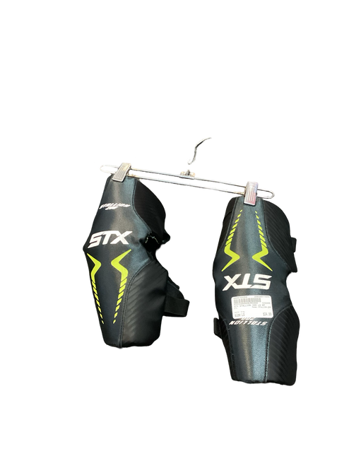 Vist Large View of Product Image Which is Used STX STALLION 200 Lacrosse Arm Pads/Guards Grey LG