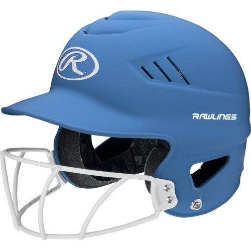 Vist Large View of Product Image Which is New Rawlings COOLFLO Batting Helmet w/Mask
