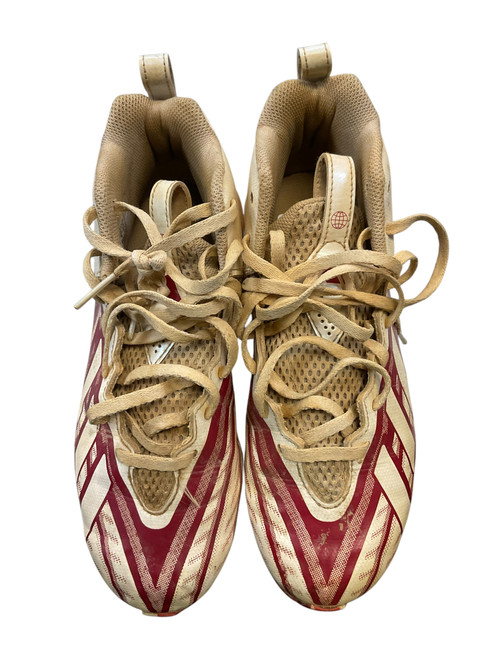 Used Adidas FREAK BB/SB Cleats Red Junior 05 11768-S000221111