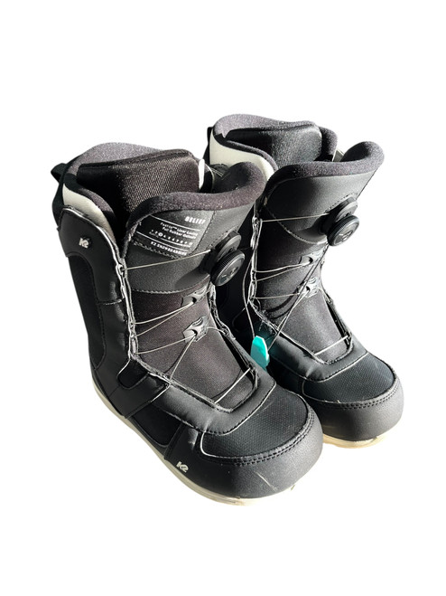 Vist Large View of Product Image Which is Used K2 BELIEF BOA BOOTS Womens Snowboard Boots Black Senior 6.5
