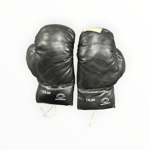Vist Large View of Product Image Which is Used Boxing Gloves Black Senior