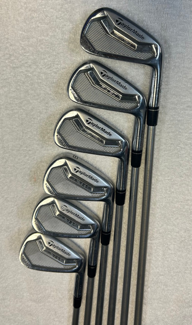 Vist Large View of Product Image Which is Used Taylormade P 750 FORGED W/KBS SHAFTS 5I-PW Extra Stiff Flex Graphite Shaft Iron Set