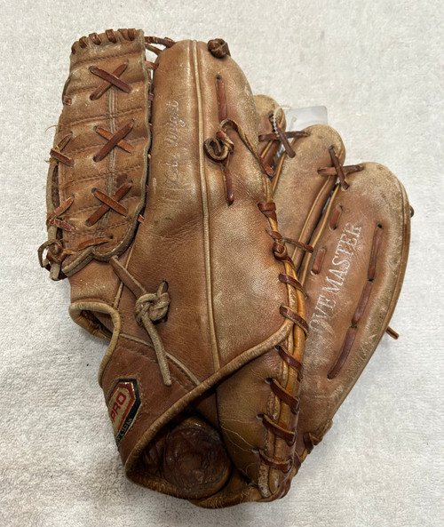 Vist Large View of Product Image Which is Used GLOVE MASTER Baseball Glove RH Throw Brown 11 1/2"