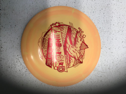 Vist Large View of Product Image Which is Used Innova THUNDERBIRD Disc Golf Driver Orange 175g 11443-S000192100