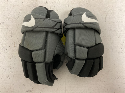 Used Nike VAPOR LT Lacrosse Gloves Junior Grey MD 11855-S000180814