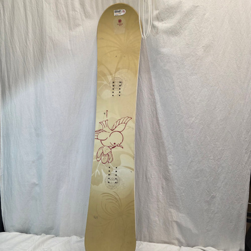 Vist Large View of Product Image Which is Used AMBIENT Mens Snowboard Only Tan 150 cm
