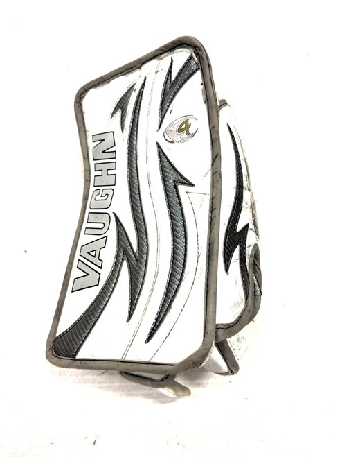Vist Large View of Product Image Which is Used Vaughn VELOCITY 7600 Senior Goalie Blocker White