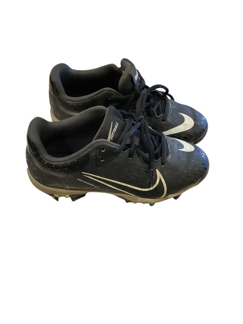Used Nike DIAMOND CLEATS BB/SB Cleats Black Junior 01.5 11884-S000042965