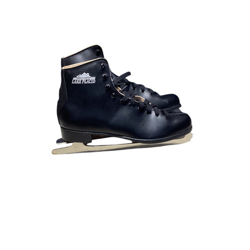 Vist Large View of Product Image Which is Used Lake Placid BLACK FIGURE Mens Figure Skate Black Senior 12