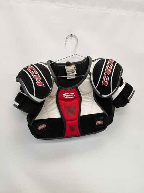 Vist Large View of Product Image Which is Used CCM TOP PROSPECT Junior Shoulder Pads MD 11821-S000023891