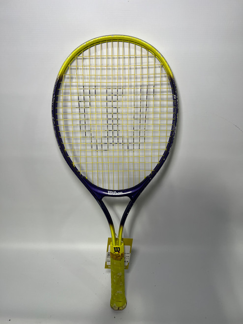 Used Wilson RAK ATTAK JR 23 Junior Tennis Racquet Purple 23" 11843-S000010629 Vist Large View of Product Image Which is Used Wilson RAK ATTAK JR 23 Junior Tennis Racquet Purple 23"