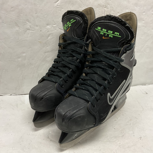 Used Nike ZOOM AIR Senior Hockey Skate Black And Grey Senior 10 11855-S000180861