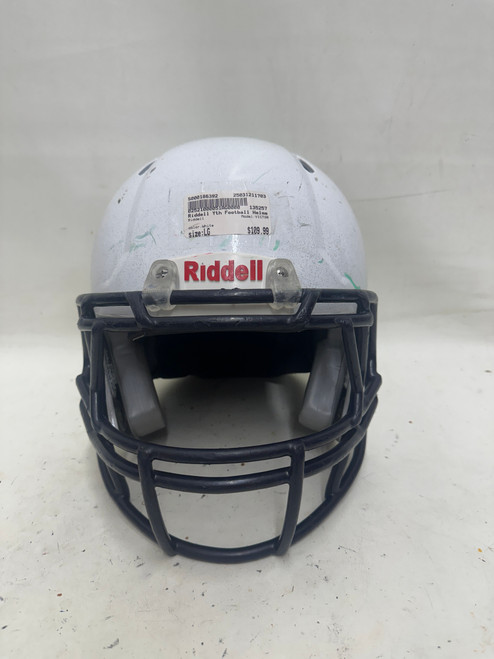 Used Riddell VICTOR FB Helmet White LG 11703-S000186392