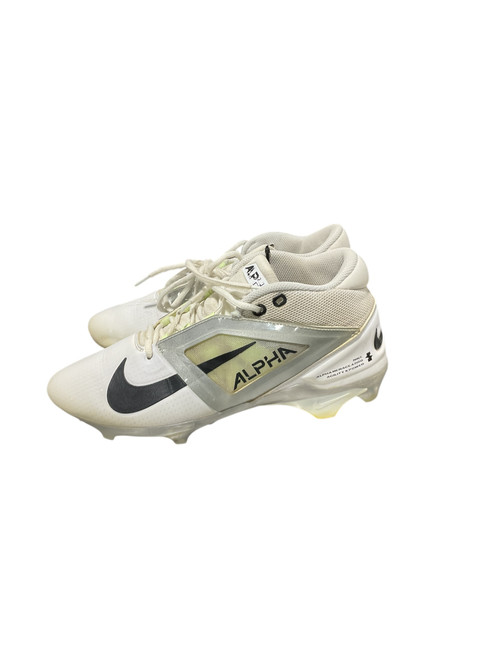 Vist Large View of Product Image Which is Used Nike Adult FB Cleats White Senior 9.5