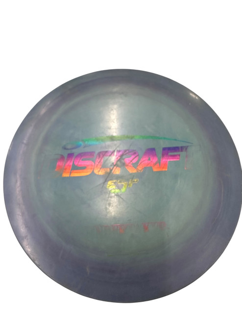 Vist Large View of Product Image Which is Used Discraft UNDERTAKER ESP Disc Golf Driver Navy Blue
