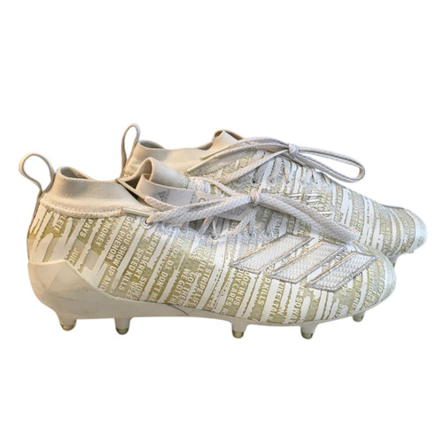 Vist Large View of Product Image Which is Used Adidas Adult FB Cleats White Senior 8