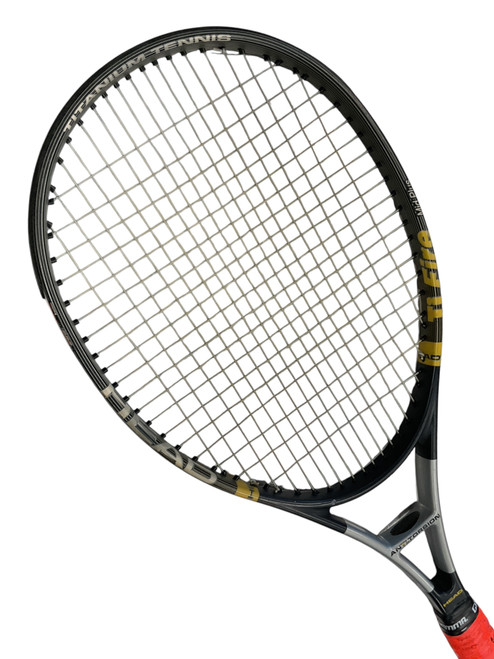 Vist Large View of Product Image Which is Used Head TI.FIRE Adult Tennis Racquet Black 4 1/2"