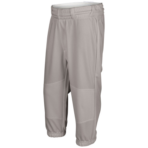 Vist Large View of Product Image Which is New Champro Cycle Pull Up Youth SM Grey Baseball Pants w/ Belt Loops