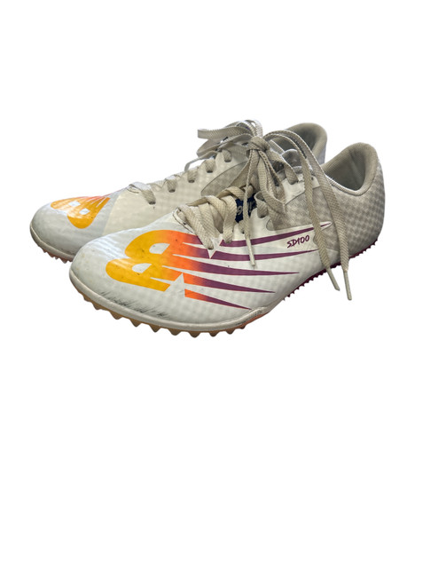 Vist Large View of Product Image Which is Used New Balance Track & Field Cleats Adult White Senior 5.5