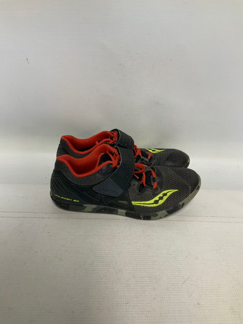 Vist Large View of Product Image Which is Used Saucony UNLEASH SD THROWING SHOE Track & Field Cleats Adult Black Senior 9