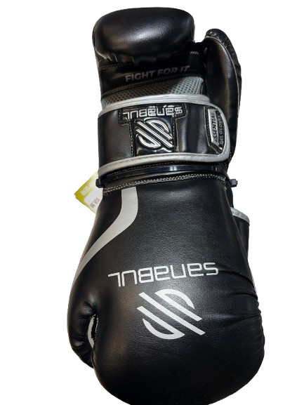 Vist Large View of Product Image Which is Used Sanabul Boxing Gloves Black MD