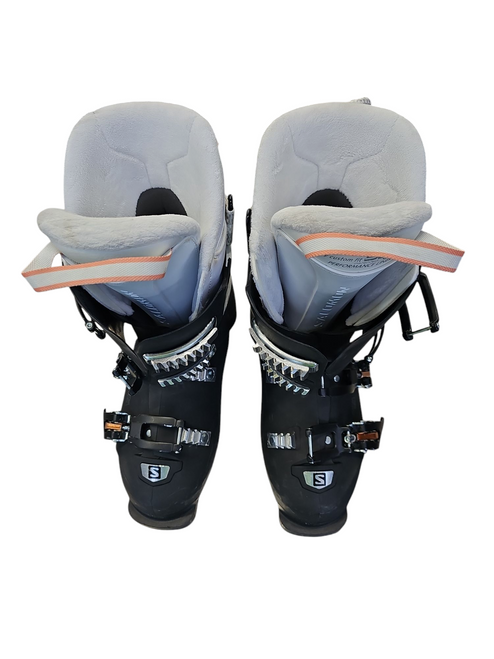 Vist Large View of Product Image Which is Used Salomon XPRO 90W Womens DH Ski Boot Black 240 MP - J06 - W07