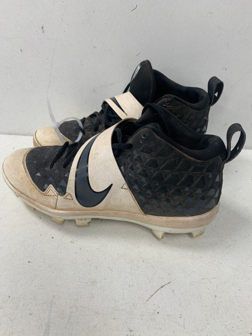 Vist Large View of Product Image Which is Used Nike TROUT BB/SB Cleats Black And White Senior 8 11891-S000298805